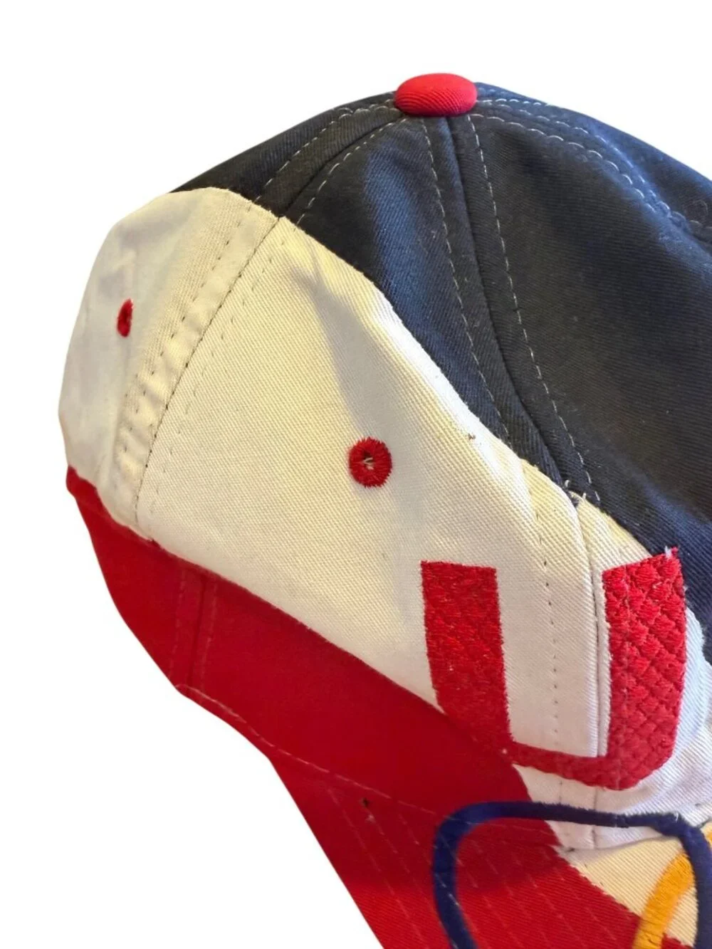 VTG 1996 Atlanta Olympics Team USA Starter Snapback Hat 90s Colorblock Cap